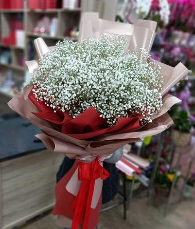 Букет цветов из: Гипсофила в Саввинской Слободе